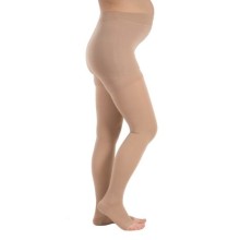 Ccl2 Külotlu Burnu Açık Hamile Varis Çorabı (Bej)