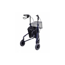 3 Tekerlekli Çantalı Frenli Walker Yürüteç