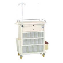 Acil İlaç ve Pansuman Arabası Tedavi ve İlaç Dağıtım Arabası