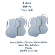 4 Adet Tens Pedi Acura Relax Nordmende Tüm Cihazlarla Uyumlu