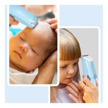 GoldMaster Junior Vakumlu Sessiz Emniyet Kilitli Yıkanabilir Bebek Çocuk Saç Kesme ve Tıraş