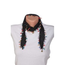 Türk Çiçekli Pamuk İşlemeli Eşarp, Antik Eşarp, Bandana, Şapka, Vintage El Yapımı Geleneksel Yapım Aksesuarları, Dantel İşleme