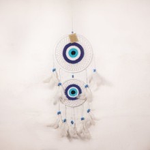 İkili Nazar Boncuğu Temalı Düş Kapanı (Rüya Kovacı)