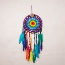 Mantra Figürlü Renkli Düş Kapanı (Rüya Kovacı