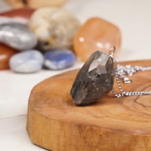 Labradorit Doğal Taş Kolye