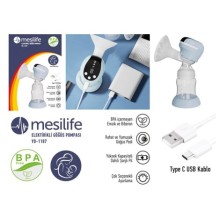 YD 1187 Mesilife Elektrikli Göğüs Pompası (Üstten Motorlu)
