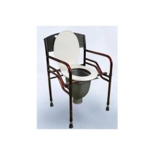 Seyyar Katlanabilir Hasta Yaşlı Tuvalet Sandalyesi