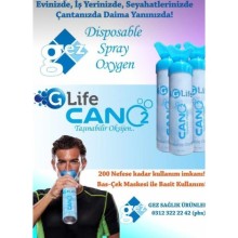 Taşınabilir Oksijen Spreyi G-Life Can O2 Cano