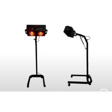 Mat Siyah İkili Seyyar Enfraruj Lamba
