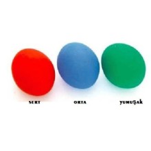 Fizik Tedavi El Egzersiz Topu Kırmızı: Sert