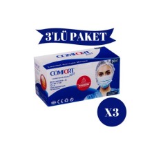 Cerrahi Maske Telli Maske 3 Katlı 150 Adet 3 Paket 50 Li