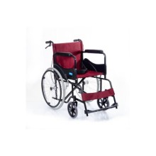 Dm809 Bordo Kumaş Standart Transfer Refakatçı Frenli Tekerlekli Sandalye