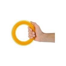 El Egzersiz Masaj Ve Duyu Topu , Yumuşak Dikenli Halka Sarı Renk 15 Cm