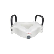 Destekli Kulplu Kolçaklı Klozet Yükseltici Tuvalet Yükseltme Aparatı Wc Boyu Uzatıcı