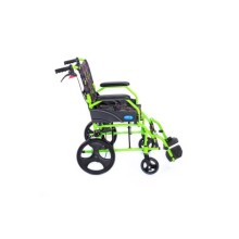 Alüminyum Transfer Özellikli Refakatçı Frenli Hafif Tekerlekli Sandalye