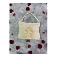 El Örgü Çanta Abiye Desenli