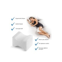 Beyaz Ortopedik Hamile Destek Yastığı Bacak Arası Yastık Hamile Yastığı Pozisyon Yastığı