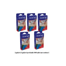 5 Paket Mavi Yara Mavi Yara Bandı Su Geçirmez Dedektör Duyarlı