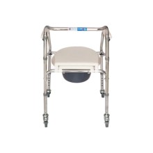 Tekerlekli Kovalı Tuvalet Sandalyesi