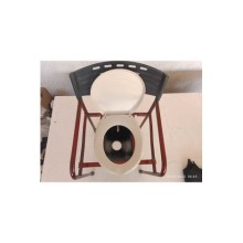 Taharet Musluklu Seyyar Katlanabilir Hasta Yaşlı Tuvalet Sandalyesi Klozetli Wc Li Oturak