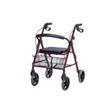Arkalıklı Tekerlekli Yürüteç Walker Hasta Yürüteci Rollatör
