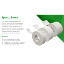 OctaCare Sport Tape Sporcu Bandı 10 m x 5 cm 1 Adet