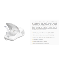 Rossmax Nebulizatör Maskesi ve Seti Buhar İlaç Nebulizatör Cihazı