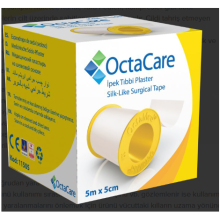 OctaCare İpek Tıbbi Plaster 5 m x 5 cm 1 Adet