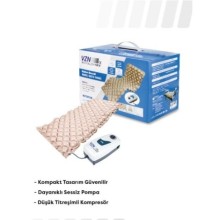 Baklava Desenli Havalı Hasta Yatağı