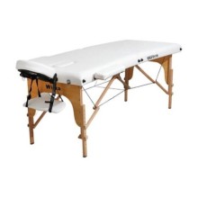 Beyaz 2 Parçalı Katlanabilir Masaj Yatağı