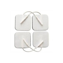 16 Adet Kablolu/soketli Tens Pedi Elektrodu (5x5cm Kare)  , Faturalı