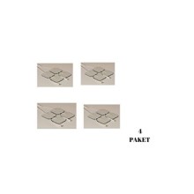 Tens Cihazı Kablolu Yedek Elektrot 5x5 Tens Pedi 4 Paket