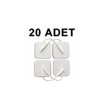 20 Adet Tens Pediı Kablolu Yedek Elektrot 5x5 Tens Pedi