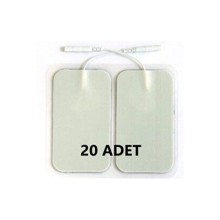 20 Adet Tens Elektrodu 5x9 Kablulu 4 Lü 5 Paket Tens Pedi