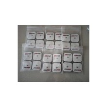 Yedek Elektrot 5x5 cm, Çıt Çıtlı Tens Pedi, 4’lü Paket (6 Paket)