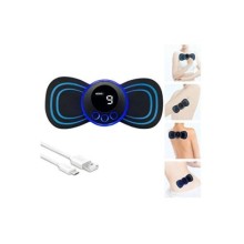 LCD Ekranlı Boyun Sırt Omuz Mini EMS Masaj Aleti – TENS Titreşimli Kas Gevşetici Cihaz