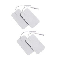 Tens Pedi Fizik Tedavi Cihazı Için Yapışkanlı Tens Elektrodu 5 Cm X 9 Cm 4 Adet Soketli