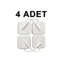 Tens Pedi Kablolu Yedek Elektrod 5x5 Tens Pedi 4'lü