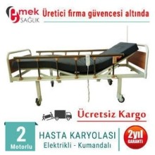 Ev Tipi Hasta Karyola İki Motorlu