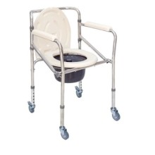 Comfort Plus KY696 Tekerlekli Kovalı Komot