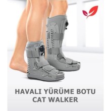 Variteks Uzun Long Havalı Yürüme Yürüyüş Botu Cat Walker Stabilizasyon Ortezi MEDİUM