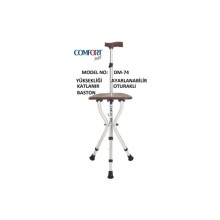 Oturaklı Baston Dm-74 Oturaklı Baston (yüksekliği Ayarlanır)