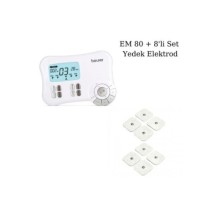 Em 80 Kaslar Için Terapi Masaj Ems Cihazı Ve 8'li Set Yedek Elektrodlar