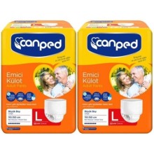 Canped Emici Külot Hasta Bezi Büyük Boy MEDİUM 120 Adet Eko Paket