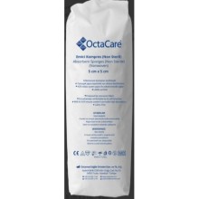 Octacare Non-Steril Spanç  Emici  Kompres Gazlı Bez  5 cm x 5 cm - 8 Kat 200 Adet(Kopya)