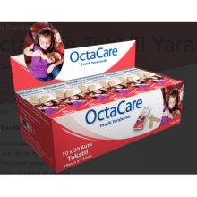 OctaCare Tekstil Yarabandı 19 mm x 72 mm 8 Adet x 30 Kutu