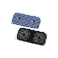 Dura-stick 5x10cm Çıtçıtlı Dikdörtgen Tens Elektrod Pedi / 2 Li Paket