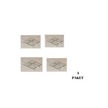Tens Cihazı Kablolu Yedek Elektrot 5x5 Tens Pedi 4 Paket