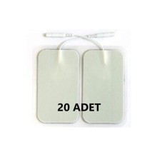20 Adet Tens Elektrodu 5x9 Kablulu 4 Lü 5 Paket Tens Pedi