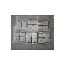 Yedek Elektrot 5x5 cm, Çıt Çıtlı Tens Pedi, 4’lü Paket (6 Paket)